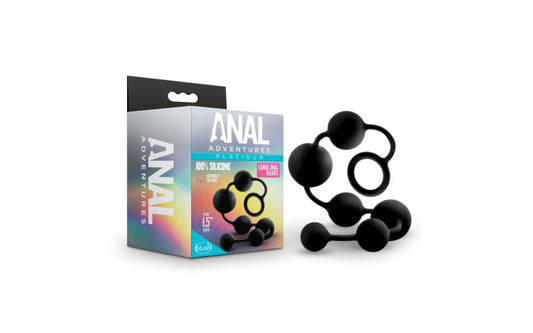 Anal Adventures | Platinum Silicone Large Anal Beads Duchess and Daisy Australia For anyone looking to explore new anal sensations alone or with a partner Anal Adventures provides many options to choose from. These beads will excite and stimulate as they're moved in and out, up to an extra long length! The Ultrasilk Silicone, with it's silky smooth feel, warms with your body heat. 