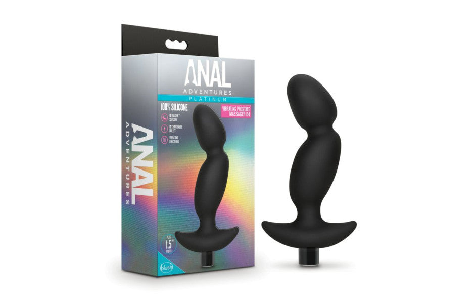 Anal Adventures Vibrating Silicone Prostate Massager 04 Duchess and Daisy Australia For anyone looking to explore new anal sensations alone or with a partner Anal Adventures provides many options to choose from. This plugs wavy curves add extra sensation and comes equipped with a high powered 10 function rechargeable bullet. The Ultrasilk Silicone, with it silkys smooth feel, delivers vibrations beautifully. 