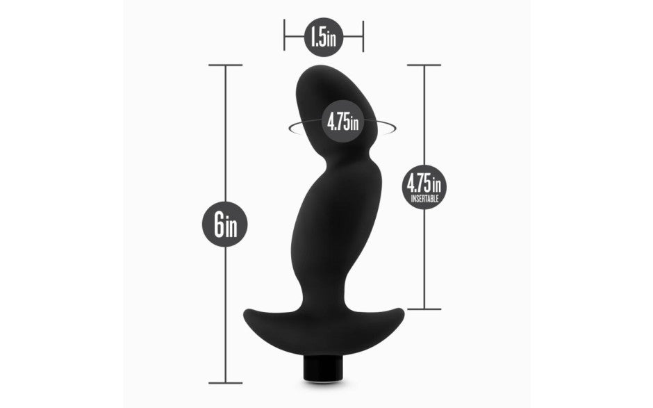 Anal Adventures Vibrating Silicone Prostate Massager 04 Duchess and Daisy Australia For anyone looking to explore new anal sensations alone or with a partner Anal Adventures provides many options to choose from. This plugs wavy curves add extra sensation and comes equipped with a high powered 10 function rechargeable bullet. The Ultrasilk Silicone, with it silkys smooth feel, delivers vibrations beautifully. 