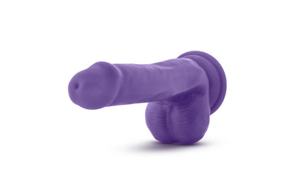 Au Naturel | Bold Delight Dildo Purple - 6 Inch Duchess and Daisy Australia How BOLD are you feeling today? The Au Naturel Bold Beefy is ready to delight you...and fill you. This thick dildo has an imposing girth-but an average length for more comfort. Handcrafted using Sensa Feel dual density technology, the Au Naturel Beefy features a soft outer layer and rigid inner core that combine for maximum lifelike effect. T