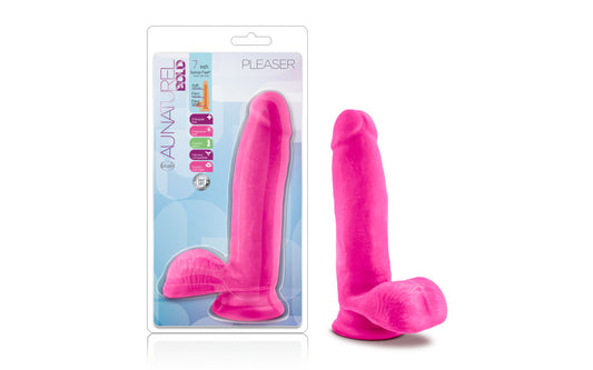 Au Naturel | Bold Pleaser Dildo Pink - 7 Inch Duchess and Daisy Australia How BOLD are you feeling today? The Au Naturel Bold Pleaser lets you explore your desires, with its ultra-realistic Sensa Feel layers. Pleaser's soft, yet rigid and erect form is enhanced by FlexiShaft technology.
