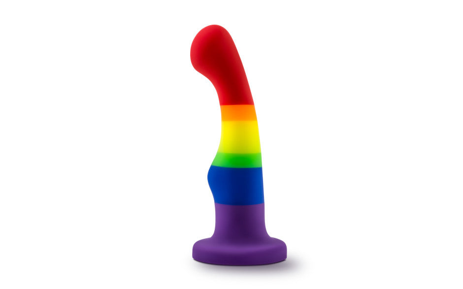 Avant Pride P1 Freedom Silicone Dildo Duchess and Daisy Australia  Modern, stylish, and beautiful - meet Pride by Avant. These unique artisanal toys are crafted with care and with your pleasure in mind. Our plugs anchor safely outside your body. Our penetrative toys are harness compatible and feature a deep, strong suction cup base. All Pride by Avant dildos are made of body safe, platinum cured silicone. 