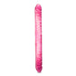 B Yours Double Dildo Pink 18 Inch Duchess and Daisy Australia Double your pleasure with our 16 inch Double Dildo. Perfect for lesbian couples that both enjoy penetration, this double dildo allows you to be pleased at the same time. With 16 inches total length to share, that leaves 8 inches for each of you. This Double Dildo is realistic with a pronounced head on each end to increase pleasure. 