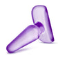 B Yours' Eclipse Pleaser Small is the perfect toy for exploring anal play for the first time. It has a slim, tapered design that will fill you up, but not too much. Its body-safe PVC material and curved base ensure that it stays put and can be easily removed. Cleaning it is also a breeze - just wash with warm soap and water or a toy cleaner.