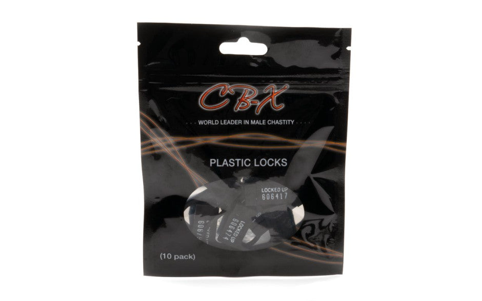CB-X Cockcage Plastic Locks 10pc