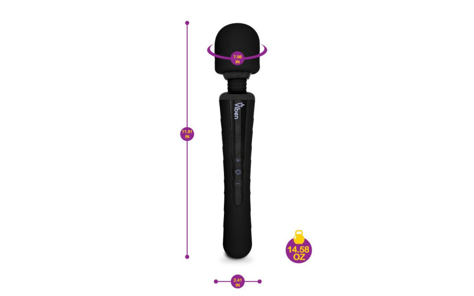 Viben | Obsession Rechargeable Wand Massager Black