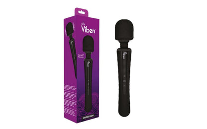 Viben | Obsession Rechargeable Wand Massager Black