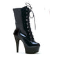 Ellie Shoes | Stiletto Ankle Boot w Inner Zipper Black 6 Inch