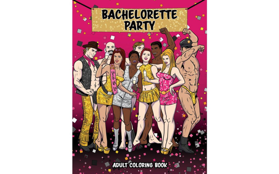 Wood Rocket | Bachelorette Party Colouring Book