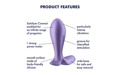 Satisfyer | Intensity Plug Purple App Enabled