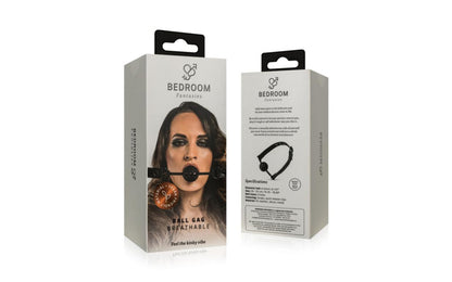 Bedroom Fantasies | Breathable Silicone Ball Gag Black