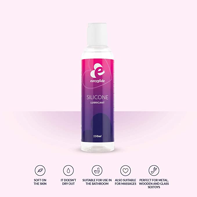 SHOP EasyGlide | Silicone Lubricant - 150ml Duchess and Daisy Australia Easy Glide Silicon lubricant. Ideal for massages. In contrast to water-based lubricants, silicone lubricants do not dry out quickly. The basis for a carefree and sensual atmosphere is trust in the partner - just as essential is the confidence in all products that are linked to lovemaking and that come into contact with the genital area. 