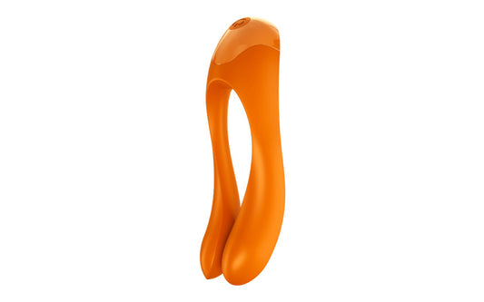SHOP Satisfyer | Candy Cane Finger Vibe - Orange Duchess and Daisy AUStralia The CANDY CANE is a small, finger-length, vibe with a powerful motor – ready to please with sweet sensations. It is perfect for beginners who want a more “hands on” experience. This luscious finger vibe is available in black and orange.