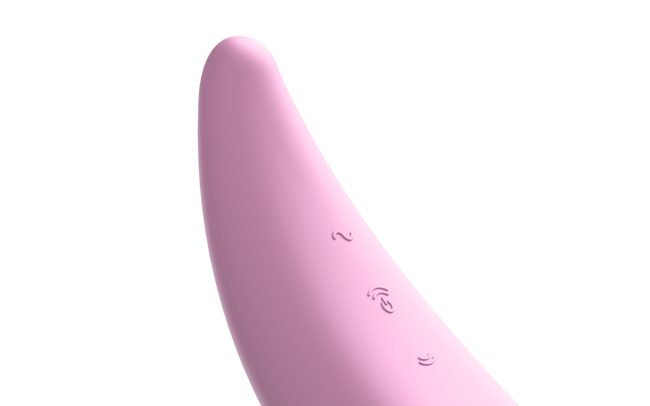SHOP Satisfyer | Curvy 3+ Air Pulse Vibrator Australia The CURVY3+ brings the perfect balance of air-pulse stimulation and intense vibrations in an elegant shape to treat your most intimate areas. The small contoured head is made of smooth silicone and powerfully targets the clitoris with our patented Air-Pulse pressure waves. With independently controlled motors you can then seamlessly shift between pressure waves and tingling vibrations.