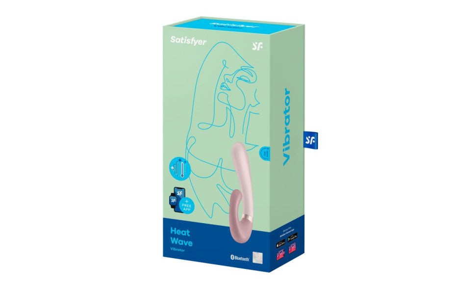 Satisfyer | Heat Wave Connect App Enabled Warming Rabbit Vibrator - Mauve Duchess and Daisy Australia