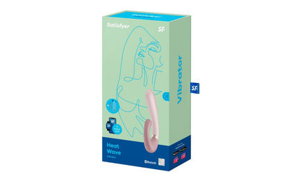 Satisfyer | Heat Wave Connect App Enabled Warming Rabbit Vibrator - Mauve Duchess and Daisy Australia