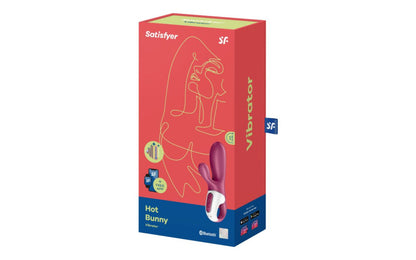 Satisfyer | Hot Bunny Connect App Enabled Warming Vibrator 4001678 Hot Bunny Connect App is a heating vibrator with heat function up to 40 degrees C or 104 degrees F that allows for a realistic body-warmth feeling.