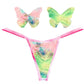 Neva Nude | Rainbow Sherbet Tie Die Butterfly Pastie and Panty Set