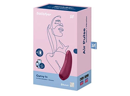 Satisfyer | Curvy1+ Rose Red Air Pulse - App Enabled