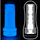 Love Toy | Lumino Play Pocket Ribbed Masturbator - Glow Blue