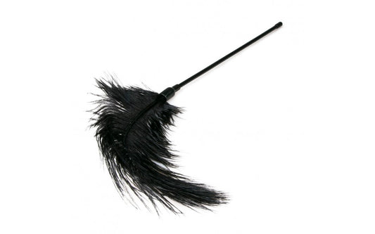 BUY Easytoys Fetish Collection | Feather Tickler - Black Bring some variety to your Boudoir Play with this Innocent Feather Tickler, Which may just be the Naughty Accessory your Foreplay needs.&nbsp;Intimate moments become intenser and more playful with a tickler. Whether you just like to tease your partner or if you are a lover of BDSM, 
