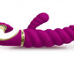 Rasberry Dream Gvibe/Gcandy Vibrator This Dreamy vibrator knows how to handle the most sensitive areas of the female body and can effectively stimulate the G point, caress the clitoris and massage the entrance to the vagina all at the same time! With a stunning Gold and Rasberry design featuring a loop at the end for fingers grip making it very easy to hold and position as you like. Magnetic USB Charger and 4+ Hours Battery life, 100% Waterproof.