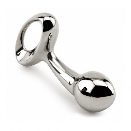 LoveToy Luxury Pure Metal Anal Butt Plug Luxurious Silver Luxury, Stunning Pure Shiny Metal Butt Plug Silver or Gold.  Features - 4" long - 1.0" in diameter - Packaged with High Quality Gift box and Velvet Pouch - Material: Zinc Alloy, Nickle free - Gorgeous Shiny Silver or Gold - Finger Tab Duchess and Daisy Anal Play