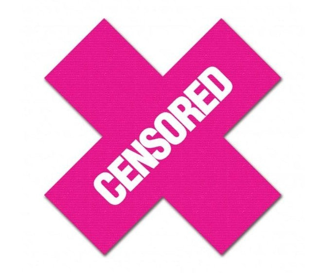 Peekaboo | Censored Nipple Pasties Twin pack - Black/Pink Play it safe with Peekaboos premium pasties.  Designed with you in mind, these sleek, fashionable pasties give you the freedom to be yourself.  Now more than ever you can dare to wear today's most revealing fashions without showing more than you want.