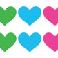 Festival, Mardi Gras, Black Light Party. Have your Tata's Ready to party in this set of Three Pink, Green and Blue Neon Heart Nipple Pasties. With Vibrant Colors each set is quality made and can be worn for 8+ hours. Wear more revealing outfits, cover up in style or use as a flirty fashion add on.   Details Set of Three Pairs Nipple Pasties Pink, Blue, Green Heart Set 8+ Hour wear Self Adhesive
