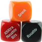 These Frisky dare dice are for couples who like naughty fun. A hot dice game that spices up any night with your lover. XXXtra Naughty Nights erotic dare dice offers endless possibilities and takes your erotic life to a whole new level. Excellent game for sexual reconnection. Each magical roll will determine your foreplay fate – who will do what to which part of their lovers’ body, how will they do it and where they will do it.