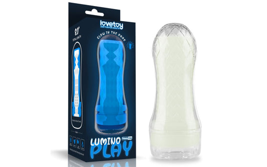 SHOP Love Toy | LV342036 Lumino Play Pocket Masturbator - Glow Blue