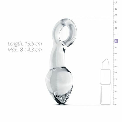 This Pure Glass Butt Plug from the Easy Toys collection is a uniquely stunning sex toy handcrafted out of Stunning Crystal Clear Weighted Glass. The bent shaft makes sure the plug has a perfect position while the pull ring offers....Easy Toys Gildo Glass Prostate Anal Plug No 13.... Shop