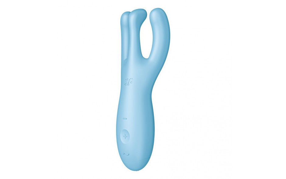 Satisfyer Threesome 4 Lay On Vibrator Pink or Blue - App Enabled