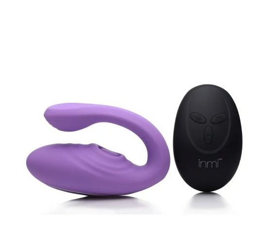 Inmi | 7X Pulse Pro Clit Stim Vibe with Remote - Lilac The ergonomically designed Inmi - 7X Pulse Pro Remote Clit Stimulator will accommodate the stimulation for both C and G fun. Prepare yourself for orgasmic thrills from this Pulse Pro clitoral stimulating vibe!