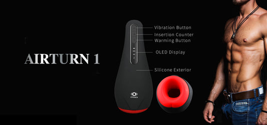 Otouch Mens Heated Masturbator Airturn 1 Heating $96.95AUD Mens Masturbation Duchess and DaisyOtouch Airturn 1 Heating | Mens Heated Masturbator Duchess and Daisy Australia Experience next-level pleasure with the Airturn1 Men's Heated Masturbator. Built for comfort, this device features a full silicone exterior, plus two adjustable warming functions that reach up to 45°C. For enhanced stimulation, it also includes 7 vibration settings and a textured interior of studs and ridges. 