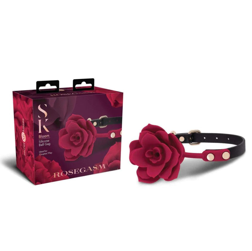 Secret Kisses Rosegasm Bloom Silicone Gag $79.95AUD Duchess and Daisy Rosegasm Collection