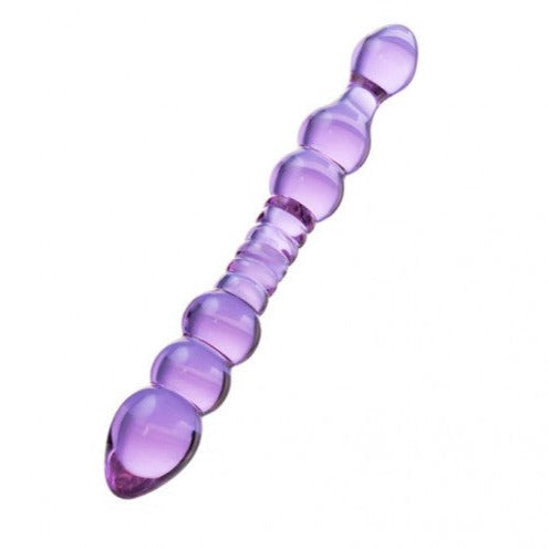 sexus-glass-dildo-mauve-9inch-double-endedSexus Glass Dildo Purple Double Ended 22.8cm 912072-PK Duchess and Daisy Australia