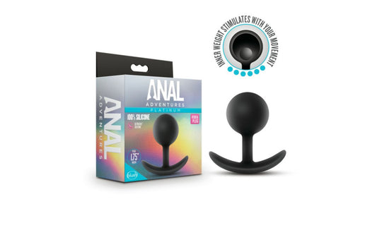 SHOP Anal Adventures Platinum Silicone Vibra Plug $39.95AUD Round Anal Plug For anyone looking to explore new anal sensations alone or with a partner Anal Adventures provides many options to choose from. The Vibra Plugs inner weight rolls with your movement to stimulate muscles and add sensation