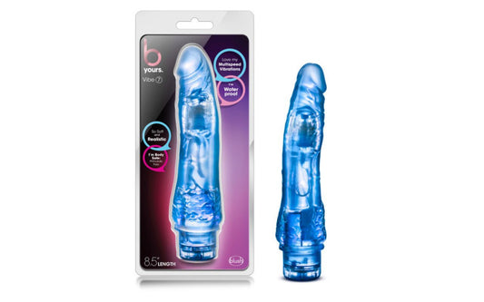 B Yours | Vibe No 7 - Blue $39.95AUD Vibrator Duchess and Daisy Australia Blush Novelties B Yours Vibe 7 is a soft realistic vibrator measuring 8.5 inches with a tapered shaft. 