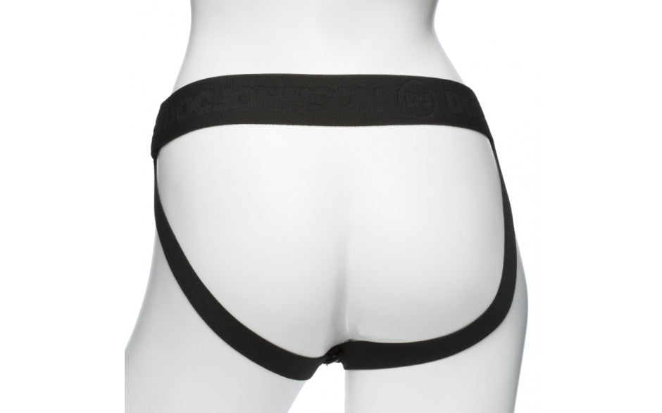 Doc Johnson Body Extension Be Bold 8in Large Dong 2 Pc Hollow Silicone Strap-On Set $146.00AUD Be anything you want to be. The Body Extensions Hollow Strap-On System by Doc Johnson is a unisex collection of harnesses 
