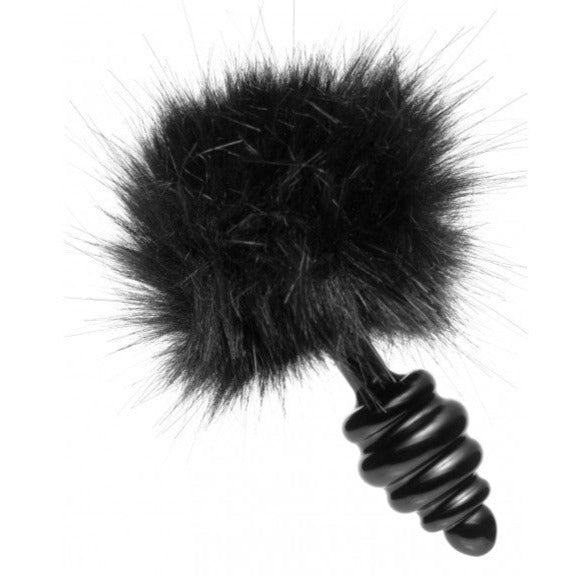 This Ribbed Black Bunny Rabbit Anal Tail Plug has a Fluffy black tail for.. The stimulating ripples will excite as they are inserted one by one.. This black tial plug has a fuzzy black tail for animalistic role playing. Tailz Black Bunny Tail Rippled Anal Plug - Furry Fetish Kinky Cosplay Butt Plug. Same Day Dispatch