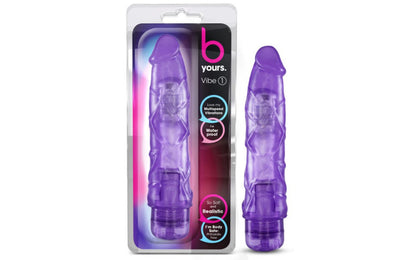 SHOP B Yours | Vibe No 1 - Purple $39.95AUD Vibrator Duchess and Daisy Australia Blush Novelties B Yours Vibe 1 is an 9 inch realistic vibrator with veins and twist dial base for multi speed vibration. It's tapered head and thin shaft can be comfortably and easily inserted. Created for the beginner and for the cost conscious, 