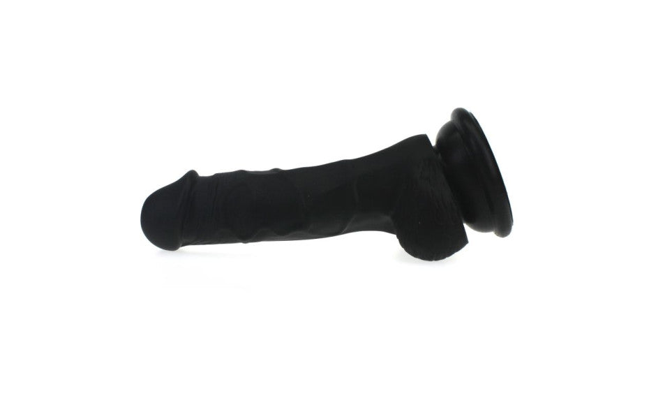 XMEN Realistic Dildo Veined Shaft with Balls 6.5Inch Beginner $39.95AUD | Black. Whether you're new to dildos and dongs or a seasoned toy user who prefers a smaller toy, the X-Men® 6.5" Realistic Silicone Dildo is sure to please. This beginner-friendly dildo is sculpted from body-safe liquid silicone and has a phallic head that's great for G-spot or P-spot stimulation. 