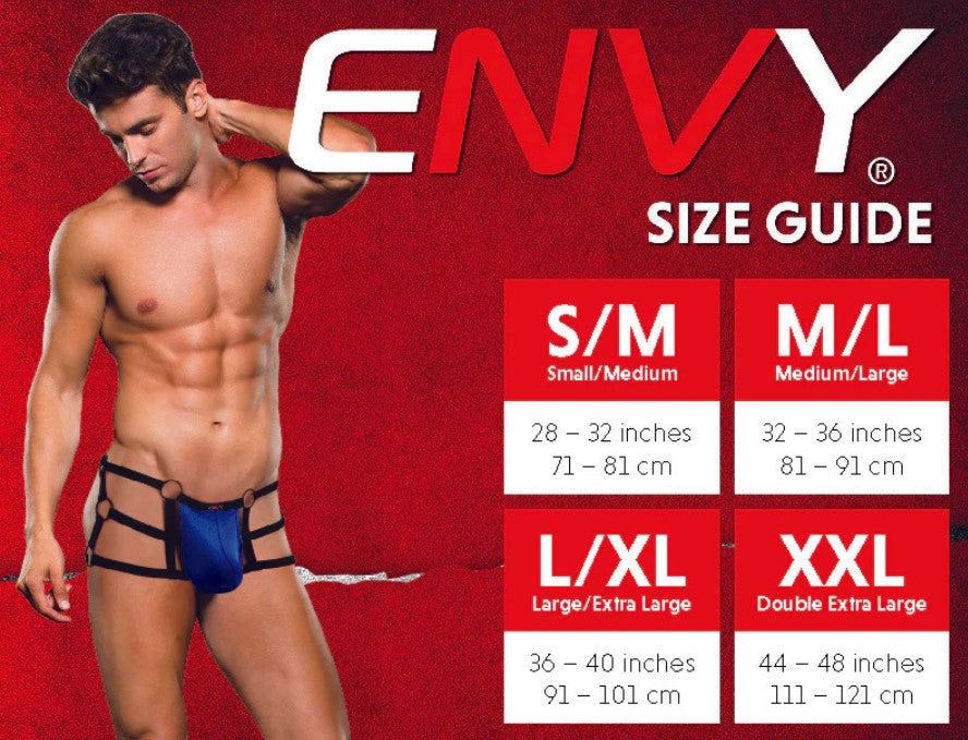 Envy E065 | Low Rise Jock Navy Male Mens Underwear Duchess and Daisy Australia $35.95AUD The Low Rise Jock adds spice to your nights a