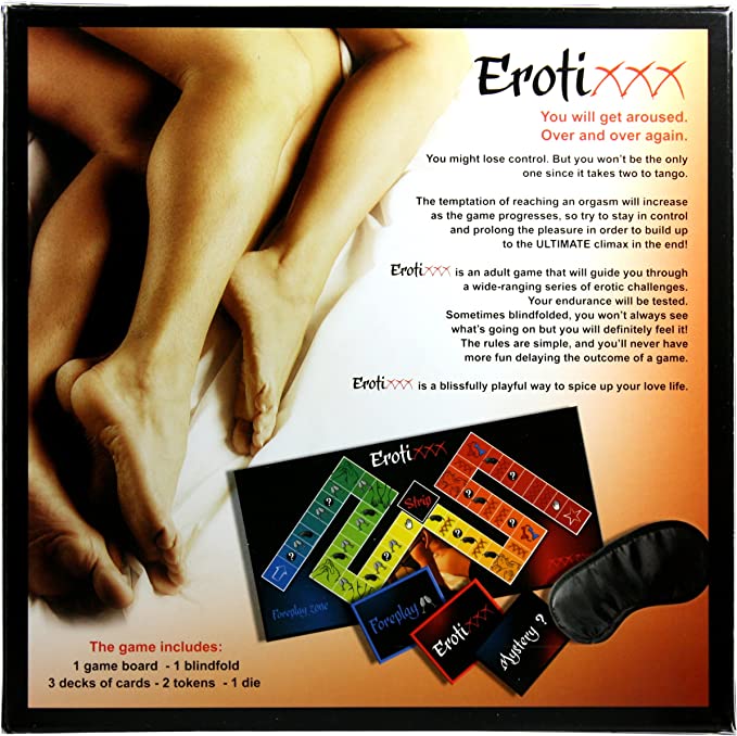 Erotixxx Adult Board Game by Novelty Duchess and Daisy Australia You will get aroused. Often. Very often. You might lose control. But you won’t be the only one since it takes two to tango. The temptation of reaching an orgasm will increase as the game progresses, 