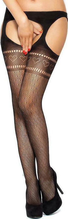 SHOP Passion Lingerie | Suspender Tights With Hearts These Suspender Tights With Hearts will defintely give you butterflies in the stomach, perfect for a romantic night out or in, or even for those special occasions like Valentine's Day