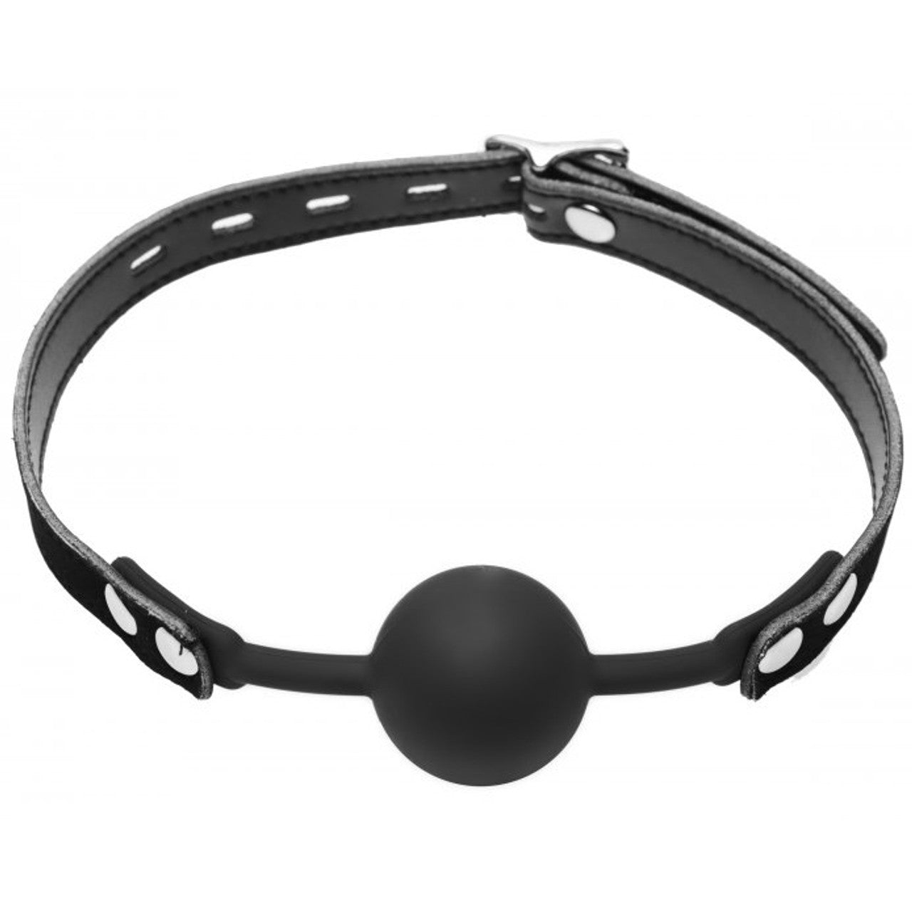 Premium Locking Hush Gag - Silicone Comfort | Black On Black