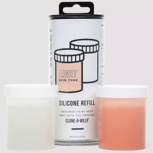 BUY Clone A Willy | Silicone Refill Kit - Flesh Duchess and Daisy Australia Get some more silicone to make another&nbsp;skin-tone&nbsp;homemade dildo! This 2-part silicone refill can be used with the molding powder bag refills to make another penis cast! 