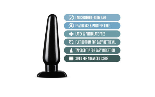 Anal Adventures | Basic Anal Plug - Large Duchess and Daisy Australia For anyone looking to explore new anal sensations alone or with a partner Anal Adventures provides many options to choose from. The Basic Anal Plug large features a tapered tip which makes it easy to insert and the tight neck holds it firmly in place. 