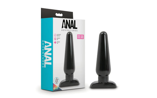 Anal Adventures | Basic Anal Plug - Large Duchess and Daisy Australia For anyone looking to explore new anal sensations alone or with a partner Anal Adventures provides many options to choose from. The Basic Anal Plug large features a tapered tip which makes it easy to insert and the tight neck holds it firmly in place. 